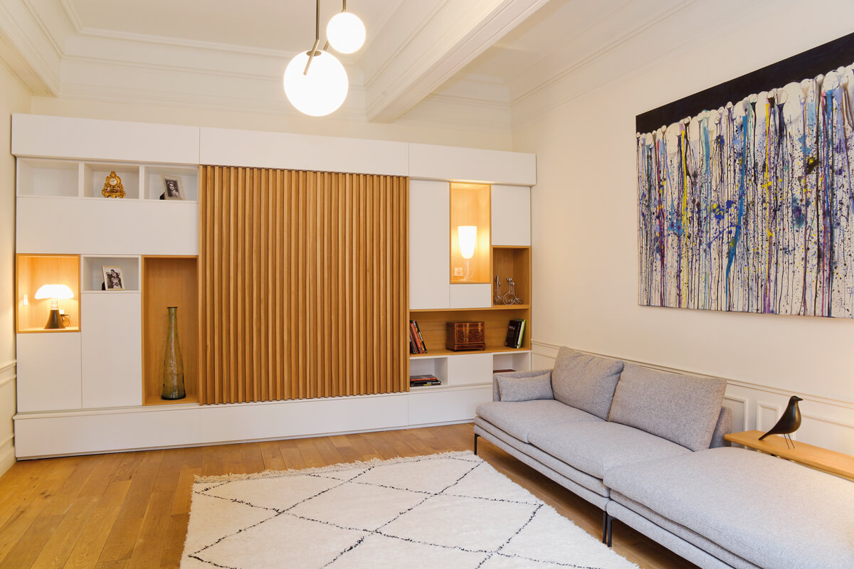 White & Gold dans la ville rose 5 rénovation intérieur toulouse emmanuelle milhaud