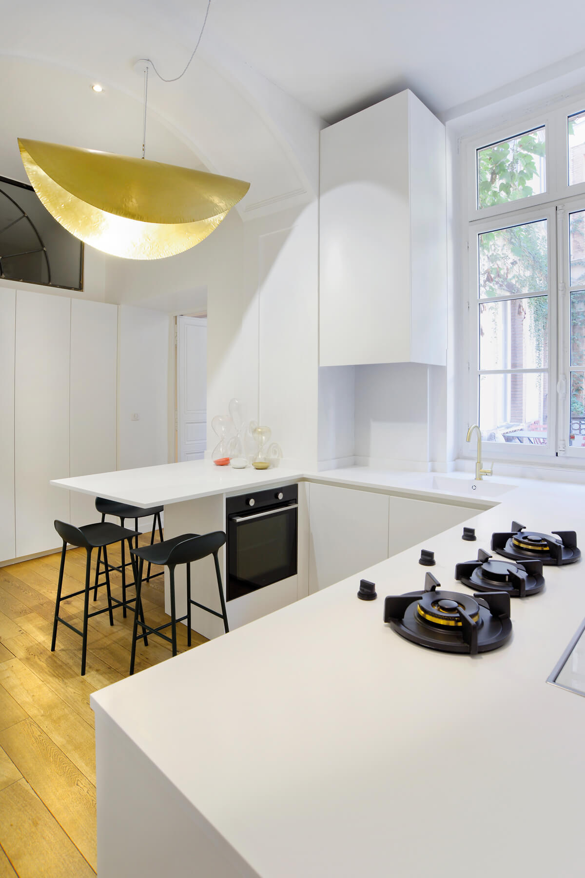 White & Gold dans la ville rose 9 rénovation intérieur toulouse emmanuelle milhaud