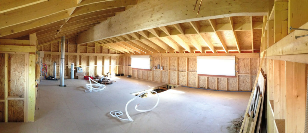 Surélévation à Merville +60m2 5 intérieur chantier surélévation à Merville