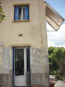 façade en mauvais état