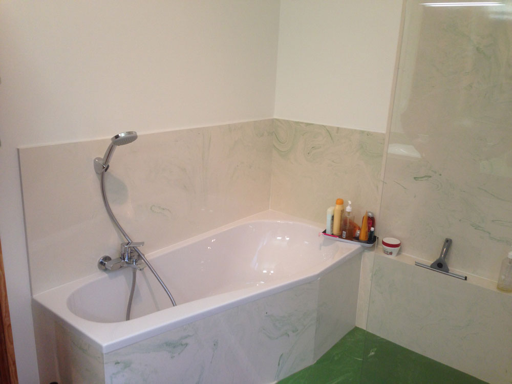 Salle de bains sans corvée de nettoyage des joints 6 remplacement salle de bains 7mm3