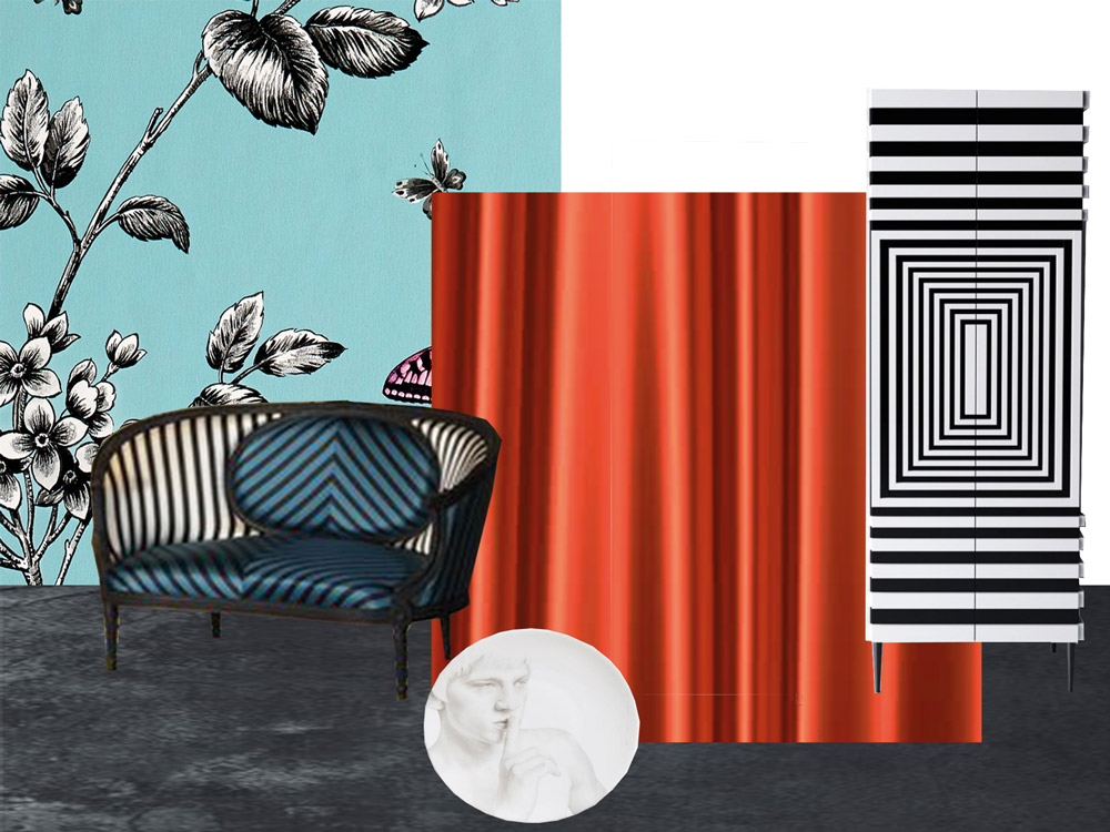 Corinne Racaud, décoratrice d'intérieur 9 planche décoration imprimée