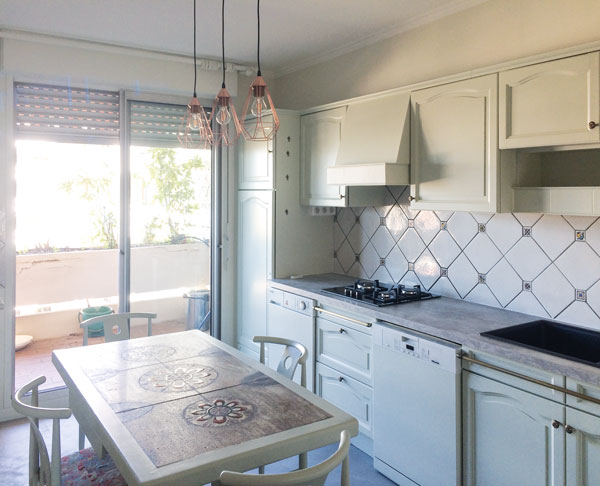 Une peintre en cuisine à Toulouse 4 cuisine relookée toulouse