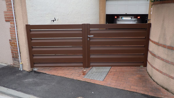 Portail en aluminium autour de Toulouse 11 portail capitoul ouvertures toulouse