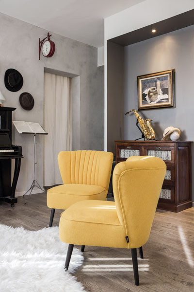 Rénovation entrée - séjour très élégante à La Salvetat 8 violaine denis design espace