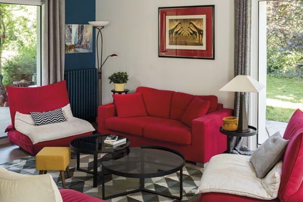 Rénovation entrée - séjour très élégante à La Salvetat 5 violaine denis design espace