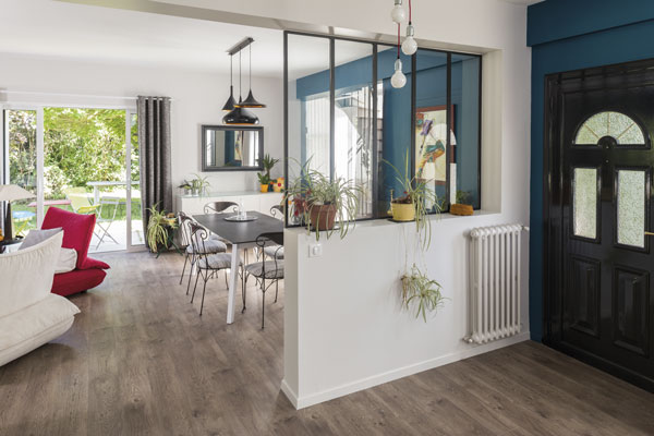 Rénovation entrée - séjour très élégante à La Salvetat 7 violaine denis design espace
