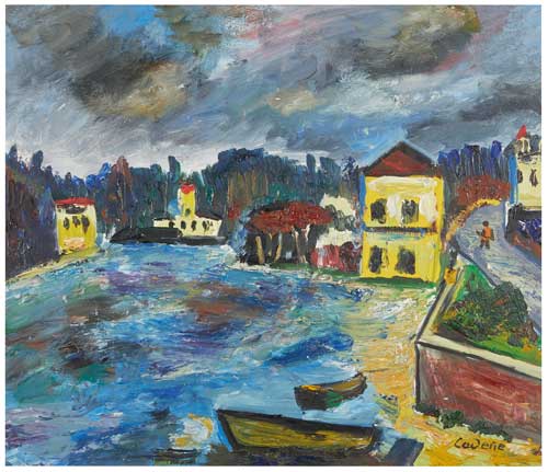 Rencontre avec Bernard Cadène 5 Bernard Cadène Château de Laréole Peintre Toulouse Cugnaux