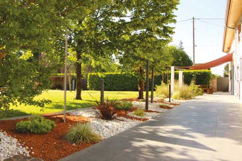 Déco minérale au jardin 10 massif d'entree dieupentale toulouse spironello campsas