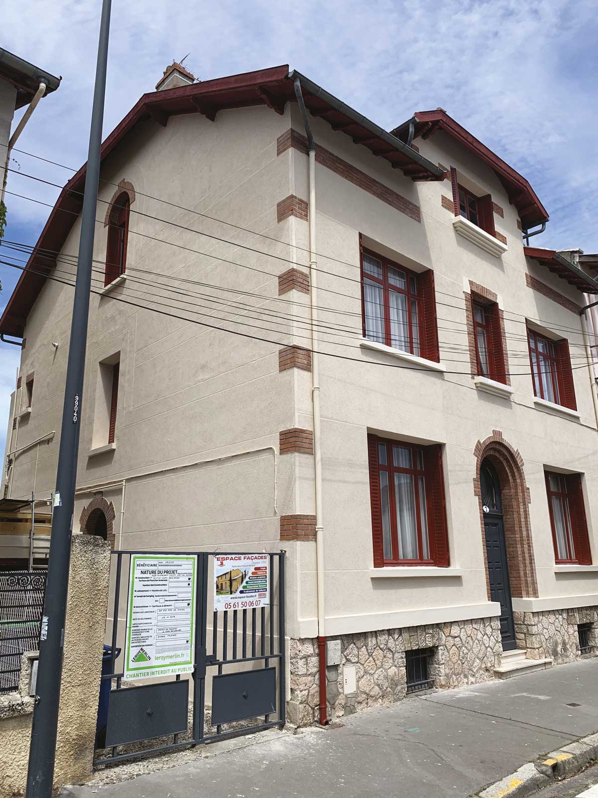 Ravalement à Saint-Agne 3 espace façade toulouse