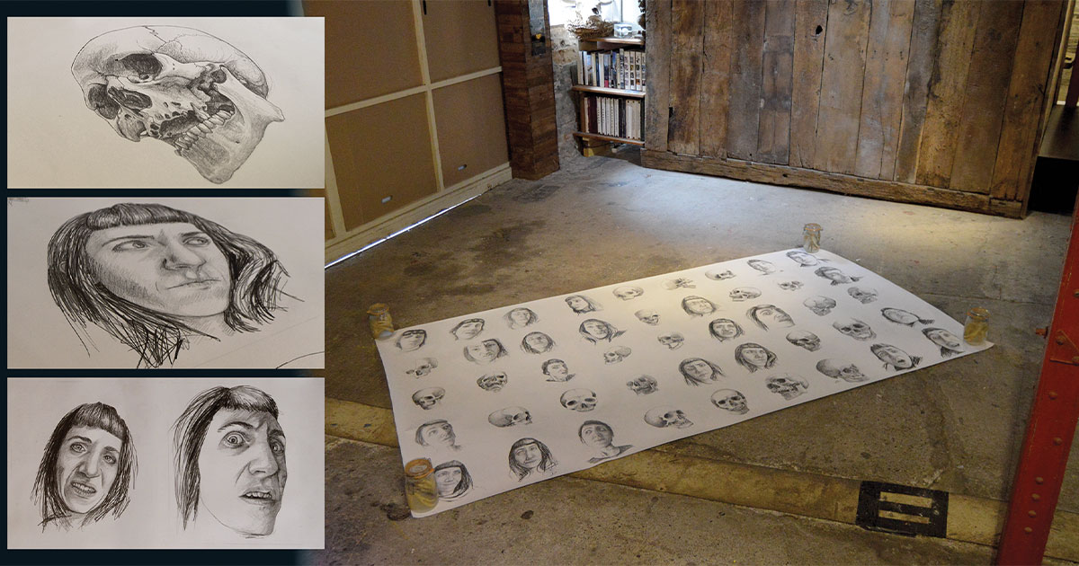 Être Crânes par Alice Salvador 4 Alice Salvador exposition albi