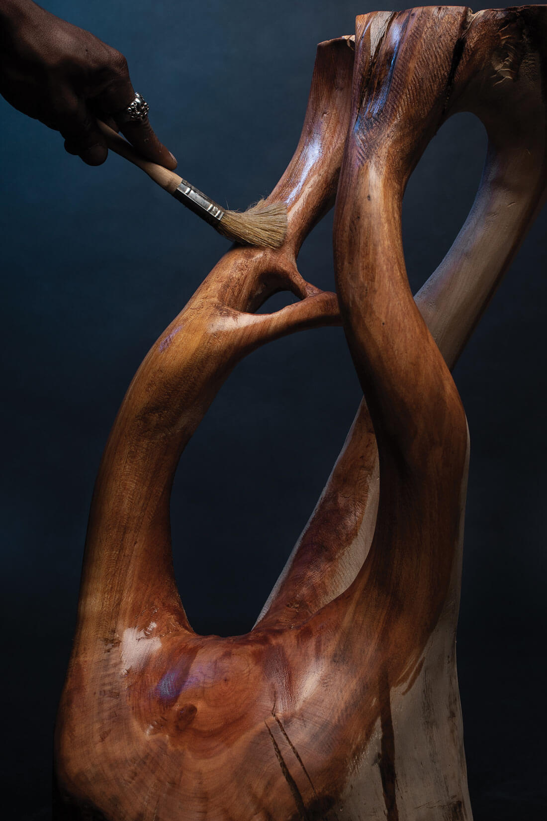 L'artisan du bois Boris Ndjantou 4 Boris Ndjantou Biome table bois sur mesure toulouse