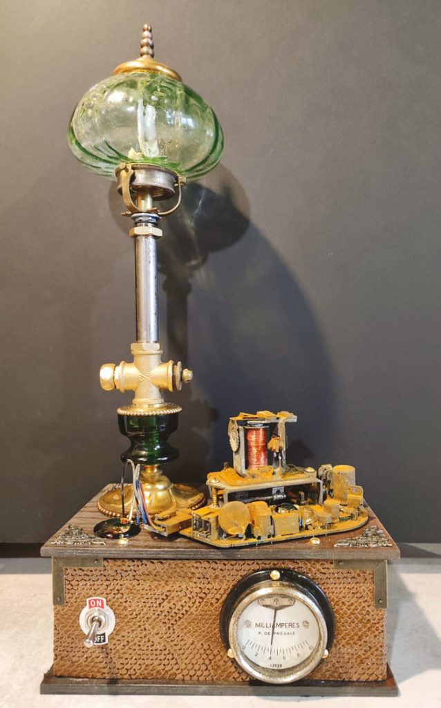 Les lampes upcycling de Marc Boyer 2 marc boyer lampes upcycling