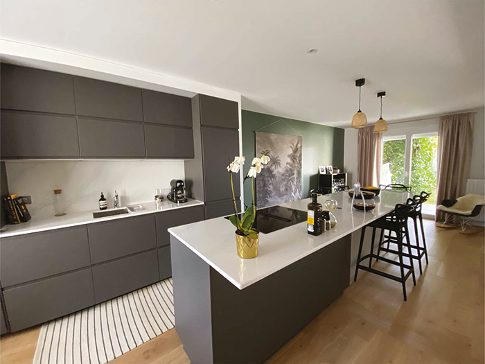 Cuisine rénovée à Saint-Orens 1 renovation toulouse severine capoul architecte