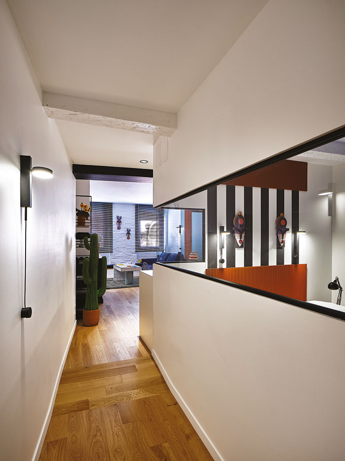 Une touche de fantaisie s’invite à Saint-Georges 5 renovation appartement toulouse charlotte schaub architecte