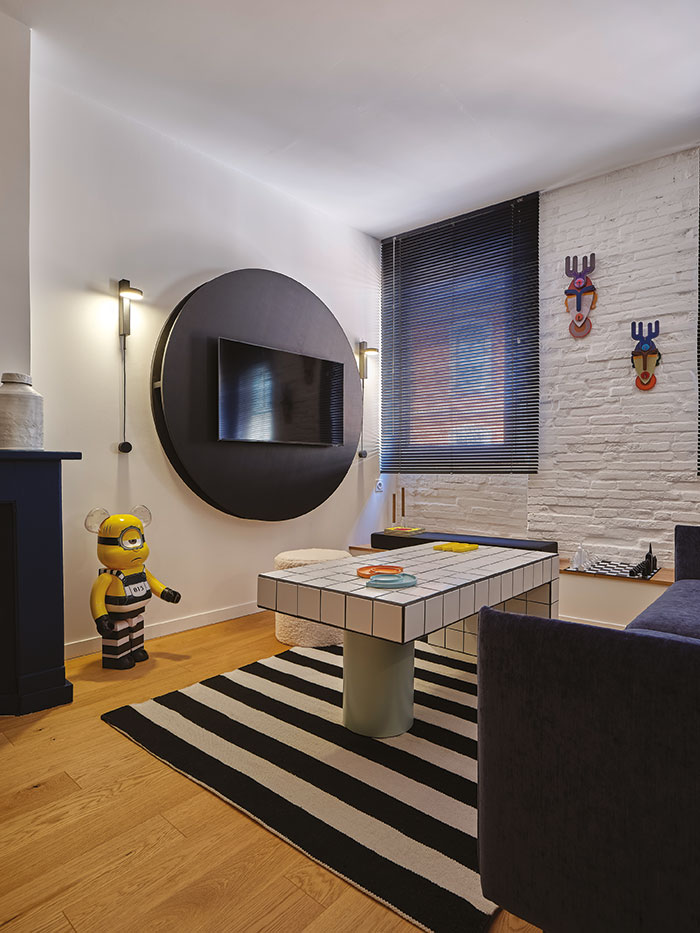 Une touche de fantaisie s’invite à Saint-Georges 2 renovation appartement toulouse charlotte schaub architecte