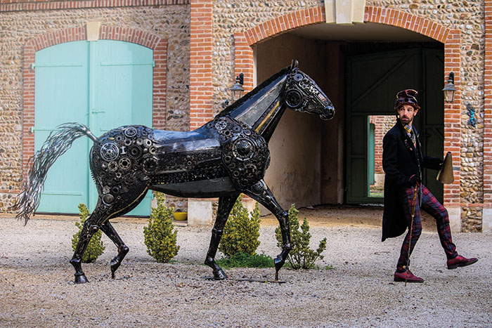 artiste cha mokeur crieur de rue sculpteur tarn