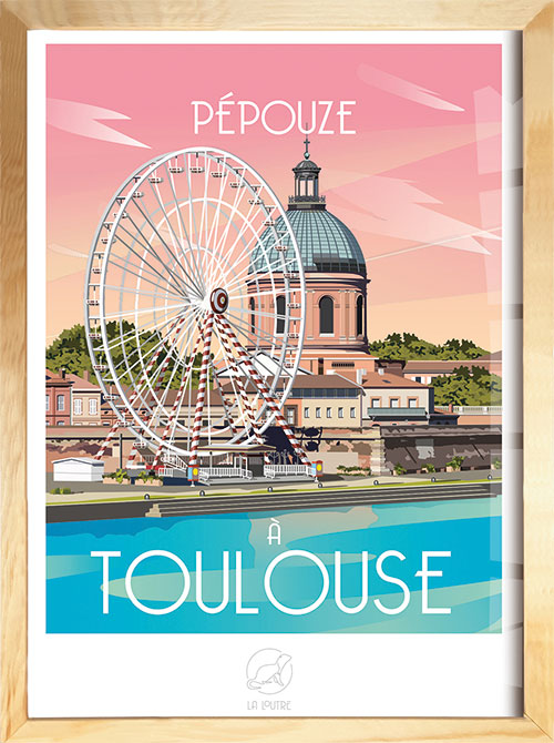 Toulouse s'affiche ! 5 affiche tendance ville toulouse