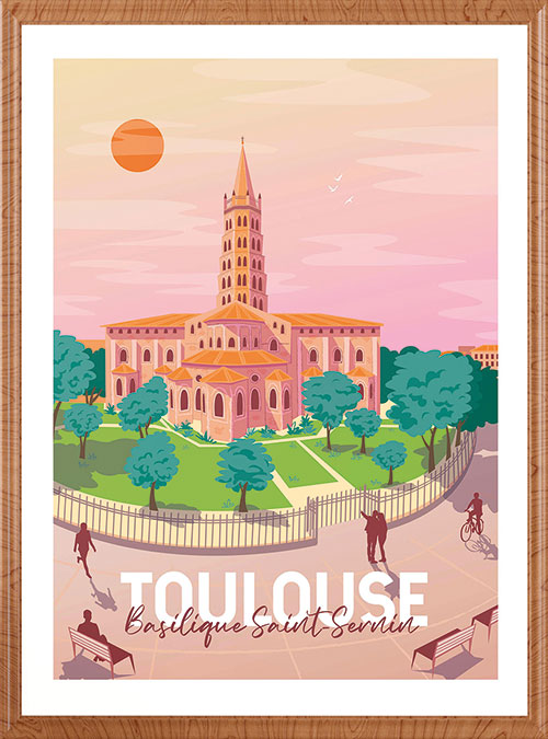 Toulouse s'affiche ! 3 affiche tendance ville toulouse