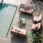 table assise chaise lounge luminaire canape exterieur jardin