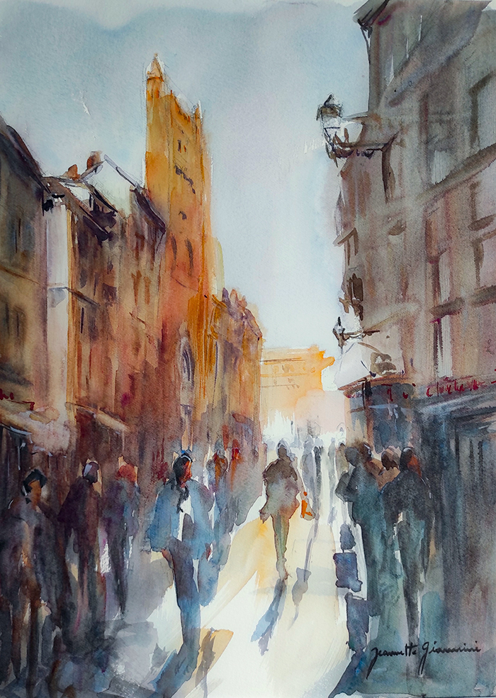 aquarelle jeannette giannini toulouse