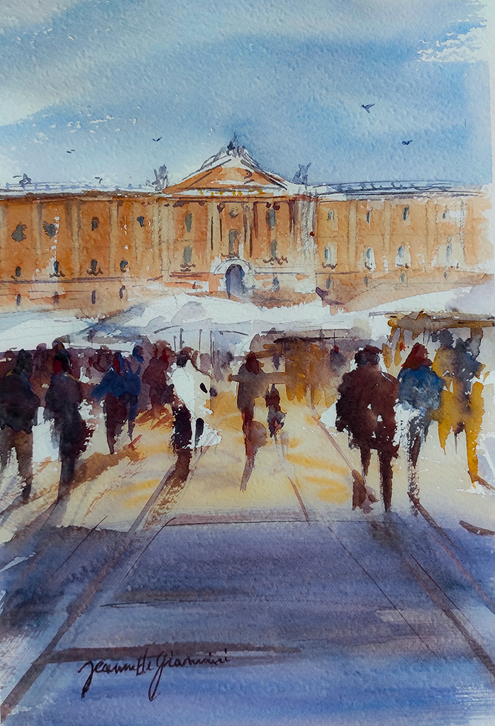 aquarelle jeannette giannini toulouse