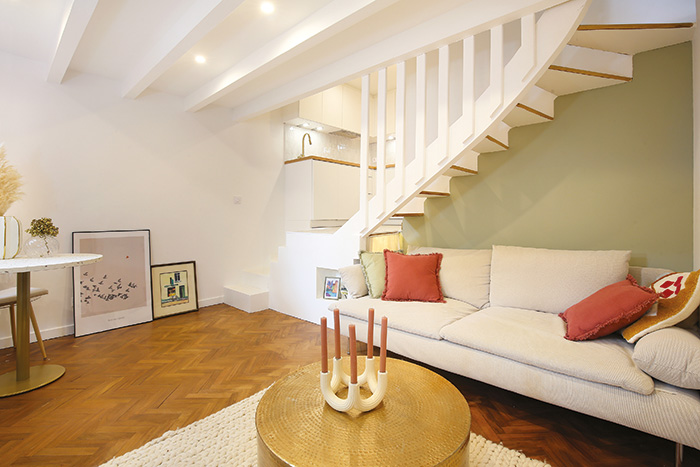 Prouesse d'optimisation 1 emilie pinganaud renovation petit appartement