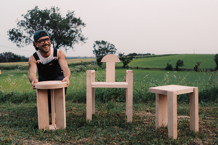 Assises en bois de caractère 4 atelier fabricario chaises