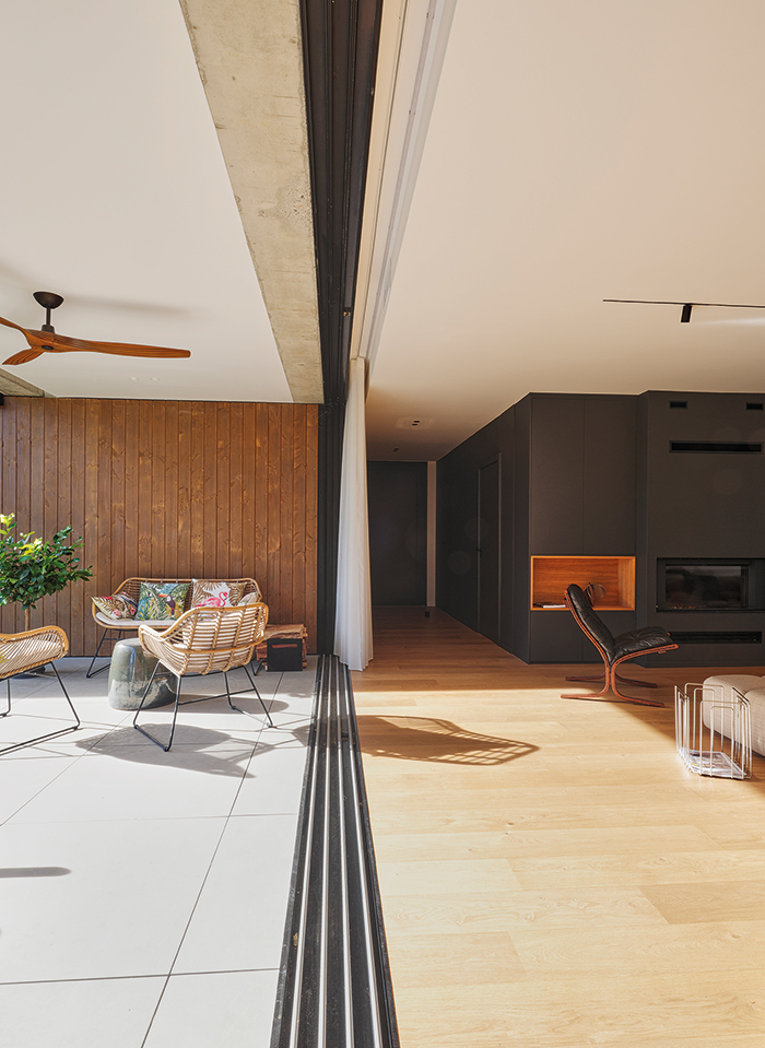 Maison D4 implantation en « L » 5 architecte patrice cagnasso ar-quo