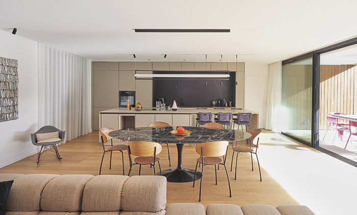 Maison D4 implantation en « L » 2 architecte patrice cagnasso ar-quo