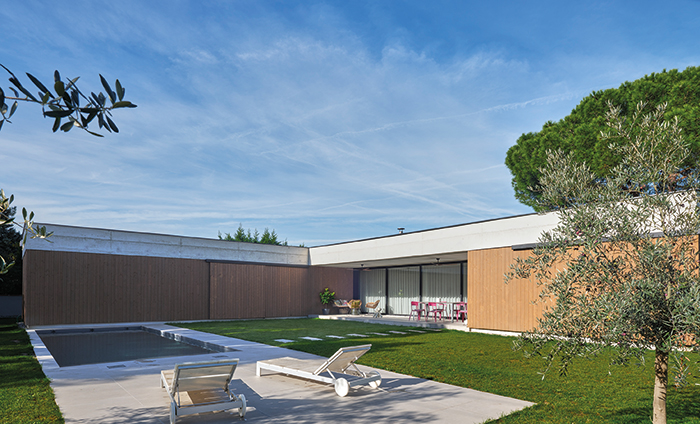 Maison D4 implantation en « L » 7 maison en l blagnac agence ar quo architecte patrice cagnasso toulouse 08