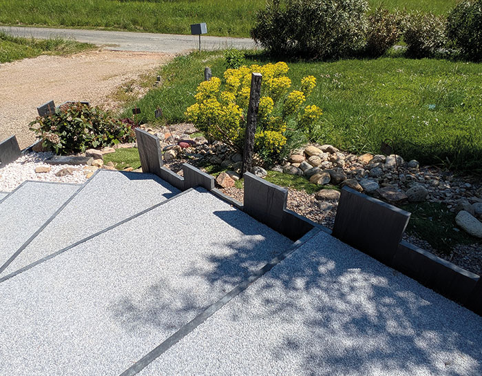 Escalier rénové dans le Gaillacois 3 daniel moquet signe vos allees tarn