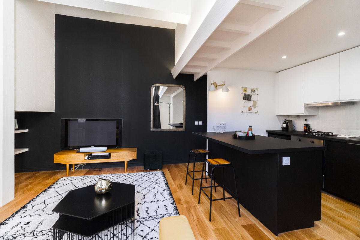 appartement rénové cosy Toulouse carmes Stéphanie Chambourg
