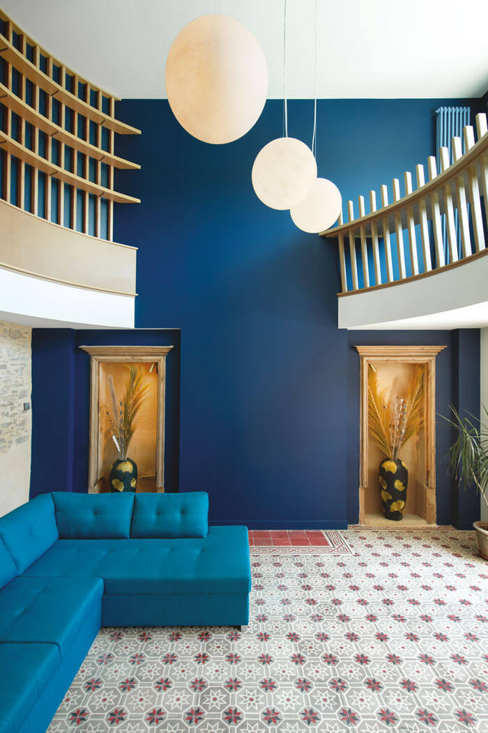 Mix coloré à Sérénac 2 delphine eche architecte interieur albi renovation
