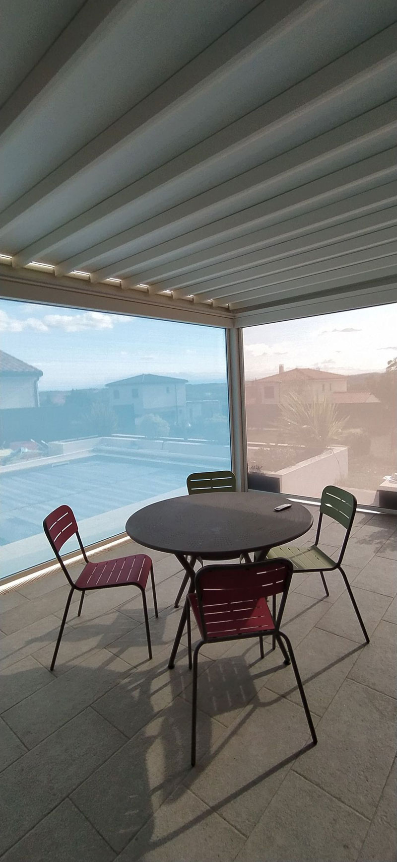 piscine pergola Toulouse été